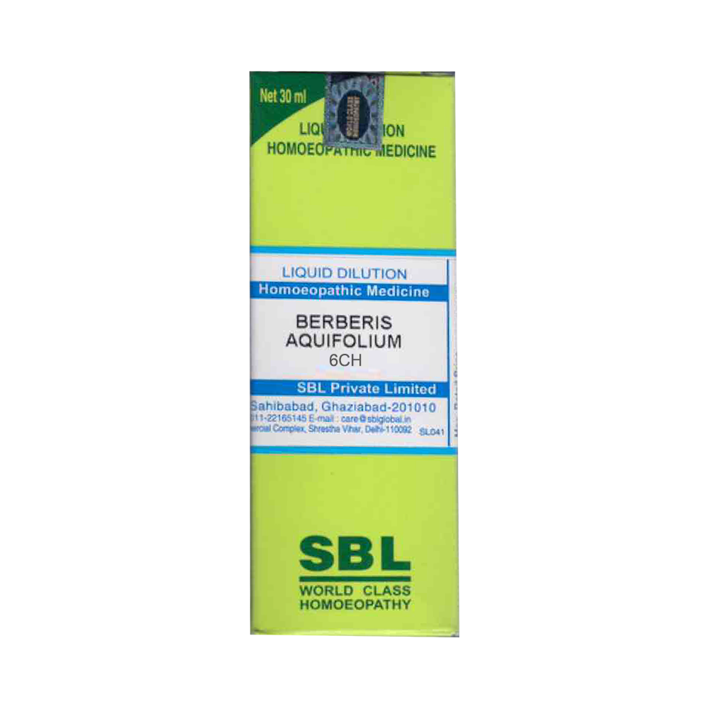SBL Berberis Aquifolium Dilution 6 CH