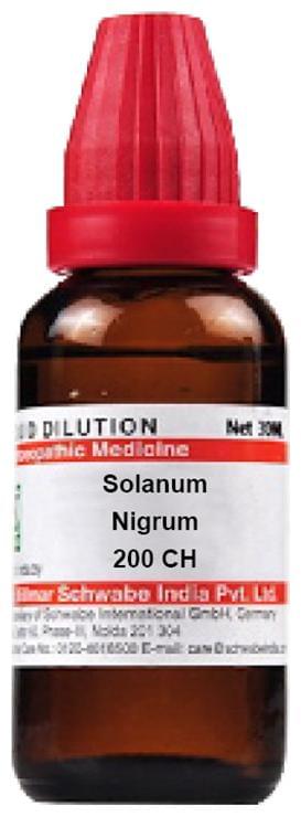 Dr Willmar Schwabe India Solanum Nigrum Dilution 200 CH