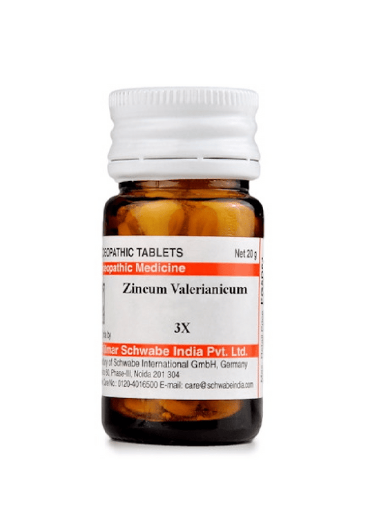 Dr Willmar Schwabe India Zincum Valerianicum Trituration Tablet 3X