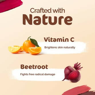 Mamaearth Nourishing Natural Lip Cheek and Eye Tint With Vitamin C and Beetroot|Beet Red