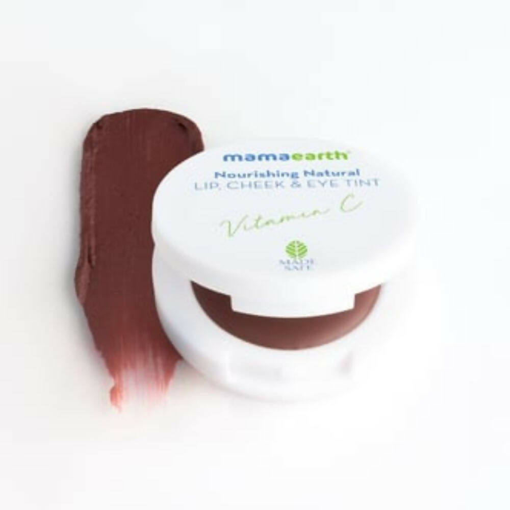 Mamaearth Nourishing Natural Lip Cheek and Eye Tint With Vitamin C and Cocoa|Coco Nude