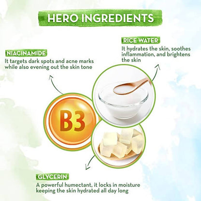 Mamaearth Rice Day Cream With Rice Water and Niacinamide