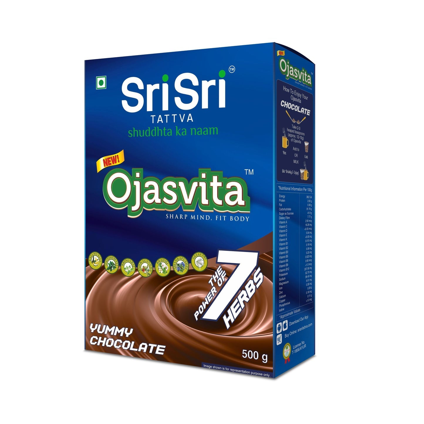 Sri Sri Tattva Chocolate Ojasvita - Sharp Mind & Fit Body