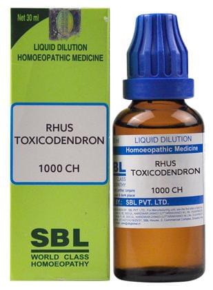 SBL Rhus Toxicodendron Dilution 1000 CH