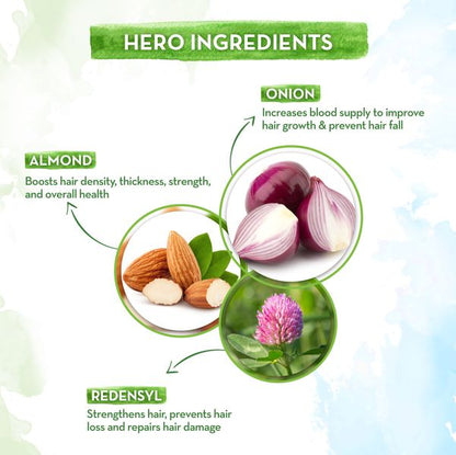 Mamaearth Onion Hair Oil for Hair Regrowth and Hair Fall Control - PUSHMYCART