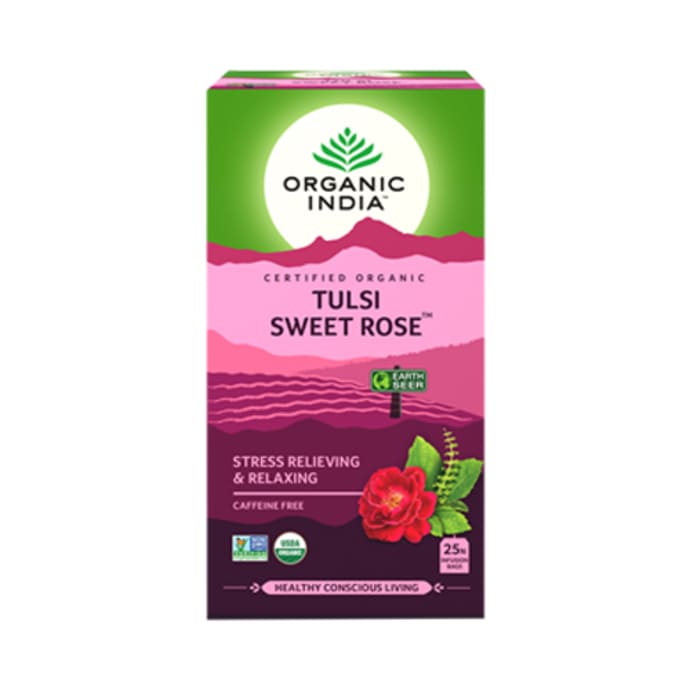 Organic India Tulsi Sweet Rose Tea