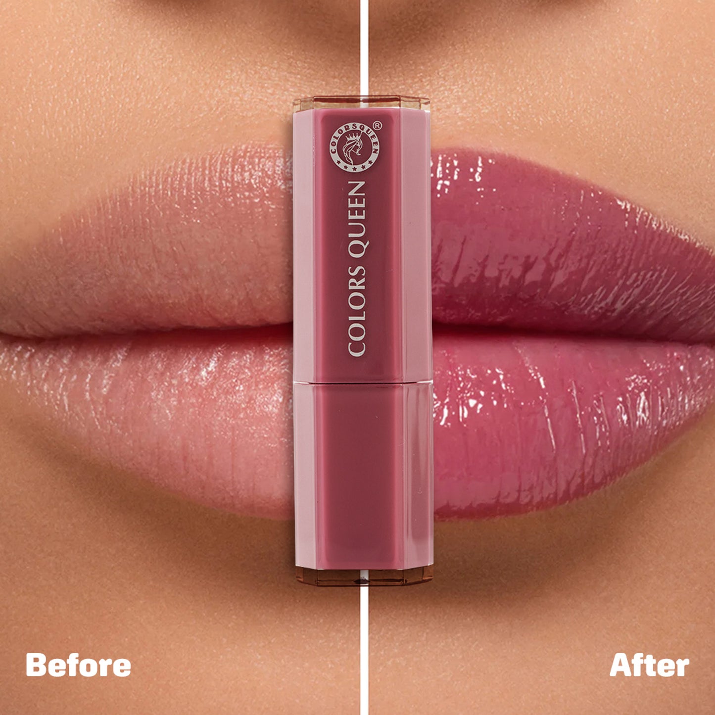 COLORS-QUEEN-Gloss-Stick-High-Shine-Lipstick---Mauve-Macaron