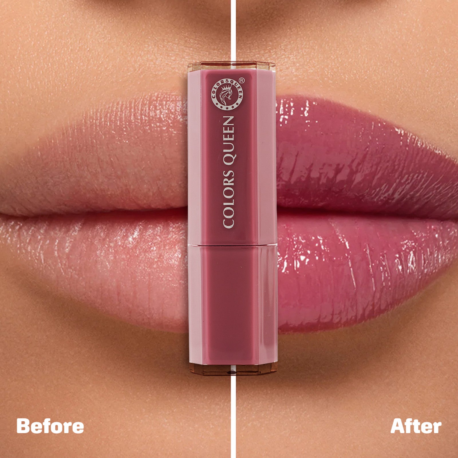 COLORS-QUEEN-Gloss-Stick-High-Shine-Lipstick---Mauve-Macaron