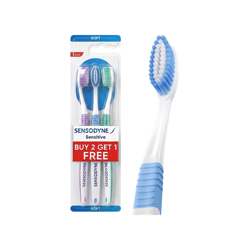 Sensodyne Sensitive Soft Toothbrush - Buy 2 Get 1 Free