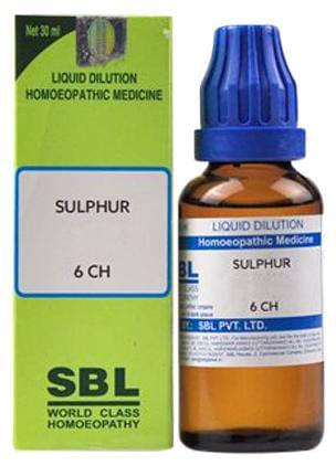 SBL Sulphur Dilution 6 CH