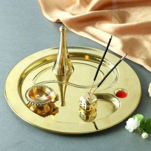 Brass Pooja Thali