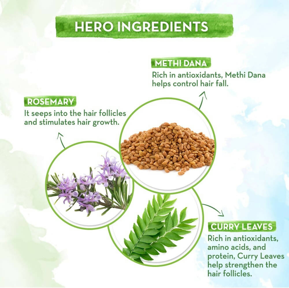 Mamaearth Rosemary Hair Growth Oil with Rosemary and Methi Dana