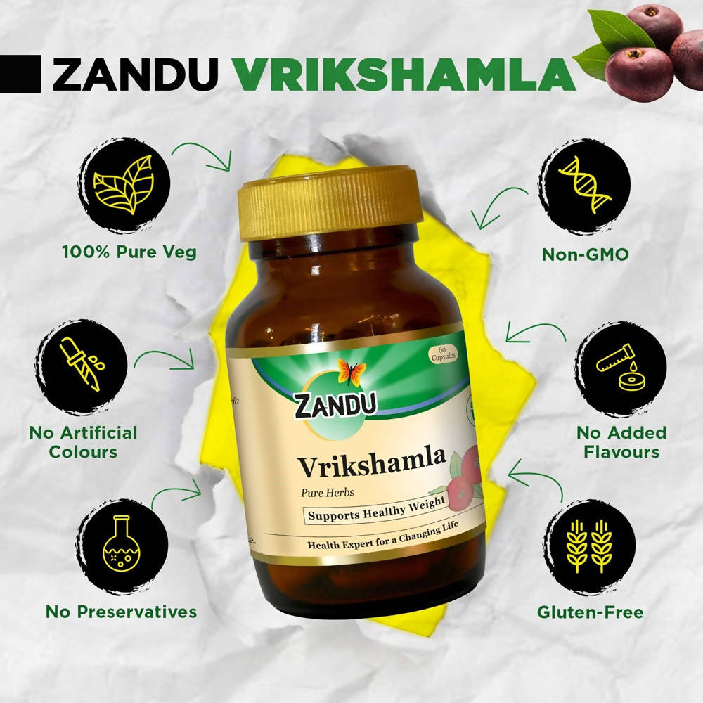 Zandu Vrikshamla Pure Herbs Capsules