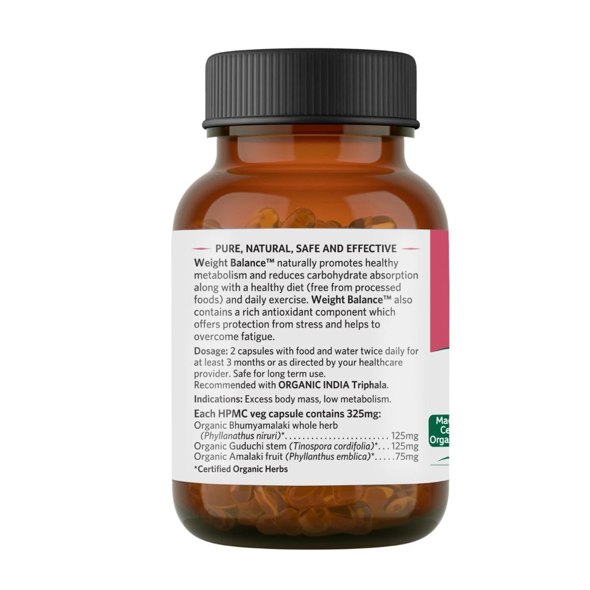 Organic India Wgt-Bal Bottle - PUSHMYCART