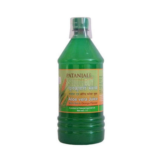 Patanajali Aloe Vera Juice With Orange Flavor