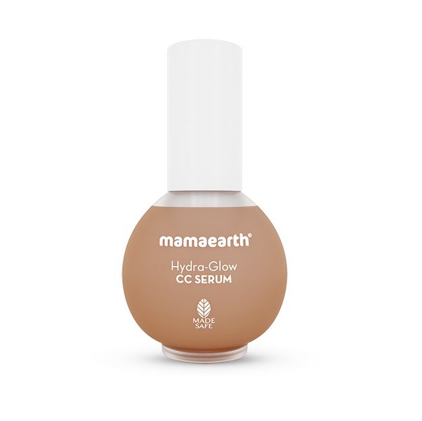 Mamaearth Hydra|Glow CC Serum With Vitamin C and Hyaluronic Acid|Peach