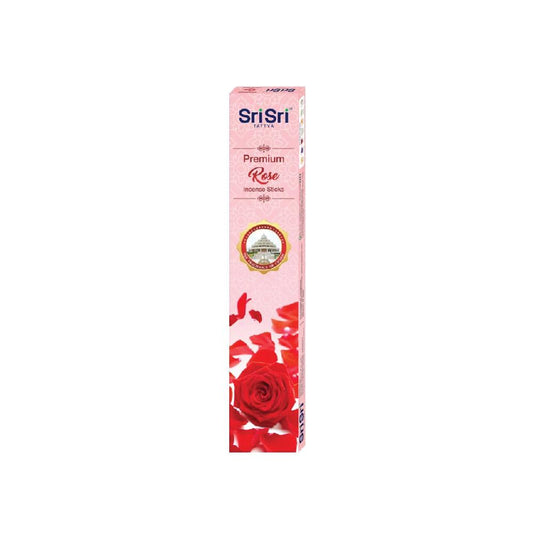 Sri Sri Tattva Premium Rose Incense Sticks For Pooja | 13 Agarbatti Sticks