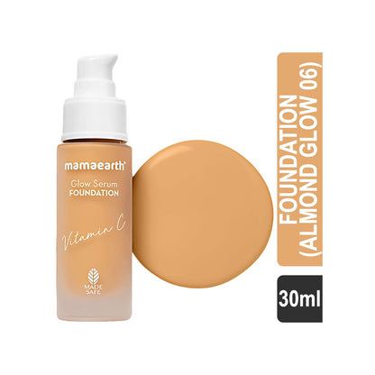 Mamaearth Glow Serum Foundation-Almond Glow 30ml