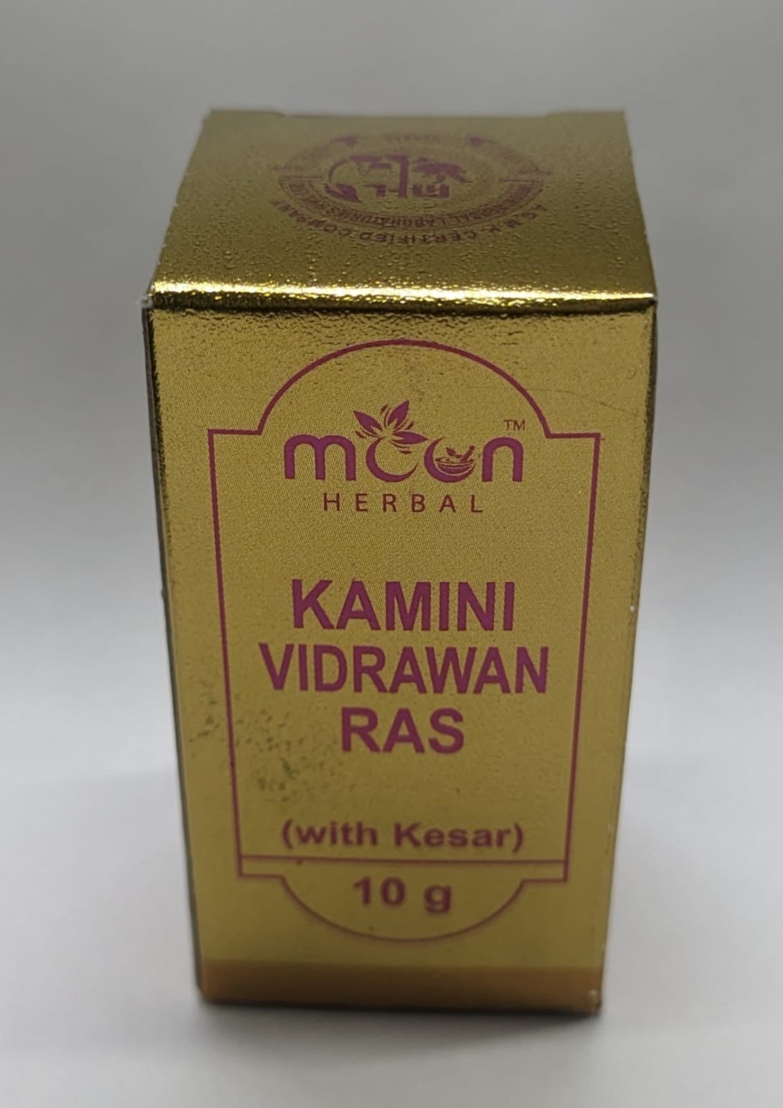 Moon Herbal Kamini Vidrawan Ras with Kesar