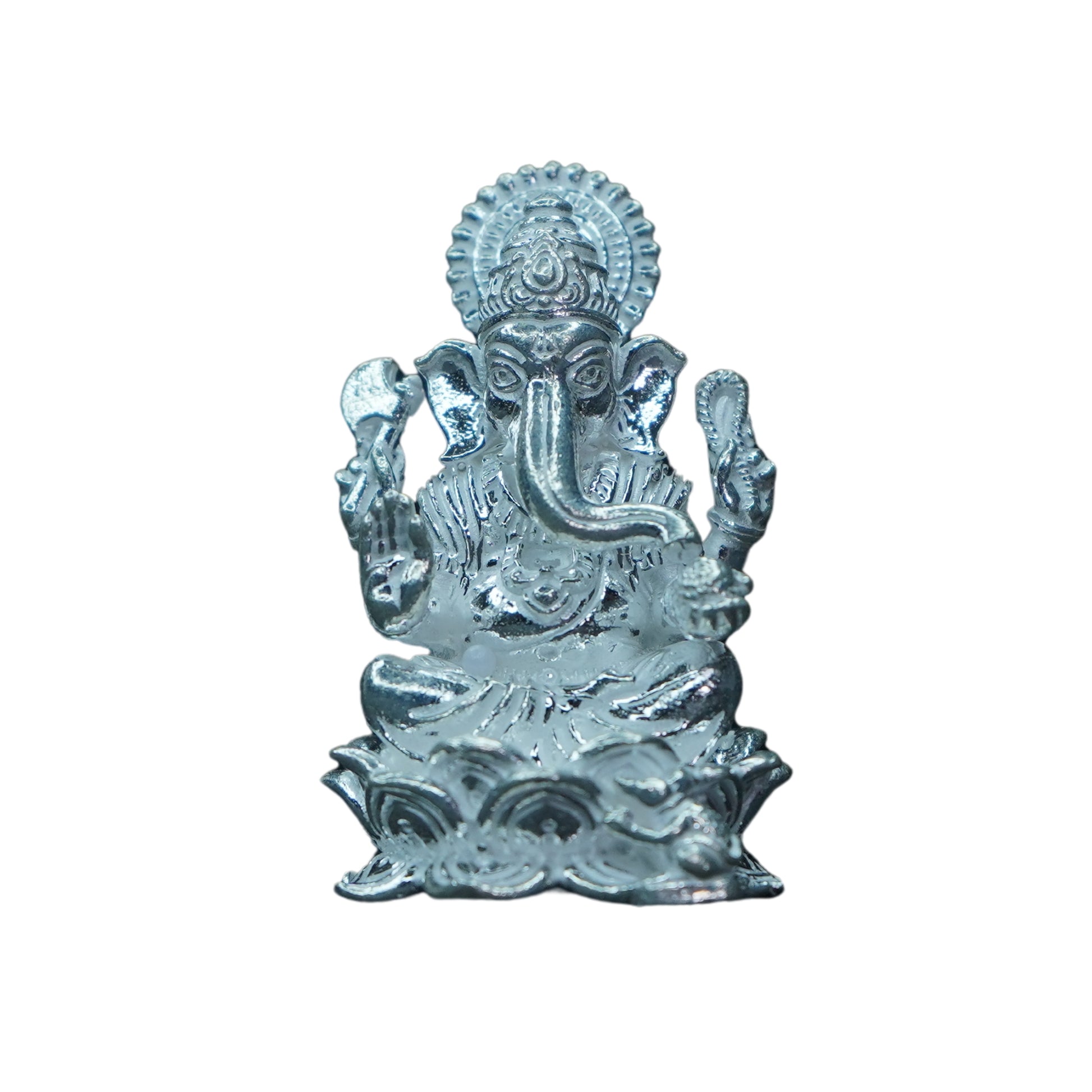 Mahita Collections Pure Silver Ganesh ji 62.99g