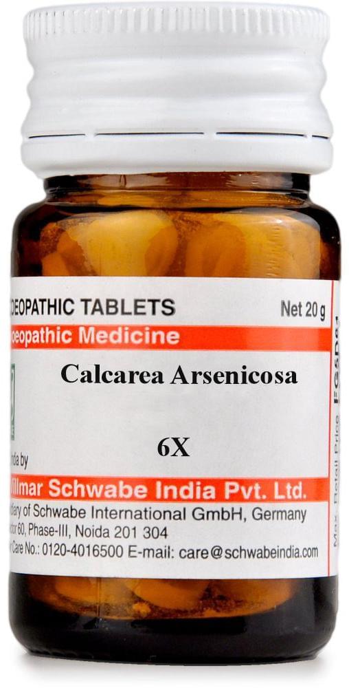 Dr Willmar Schwabe India Calcarea Arsenicosa Trituration Tablet 6X