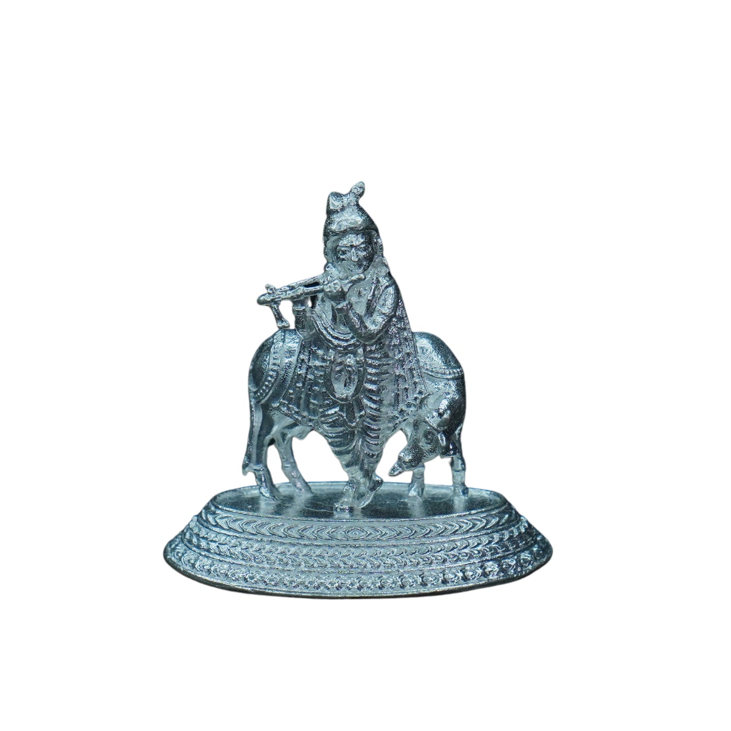 Mahita Collections Pure Silver Krishna With Cow 23.45g