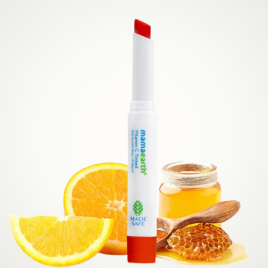 Mamaearth Vitamin C Tinted 100% Natural Lip Balm 2g - PUSHMYCART