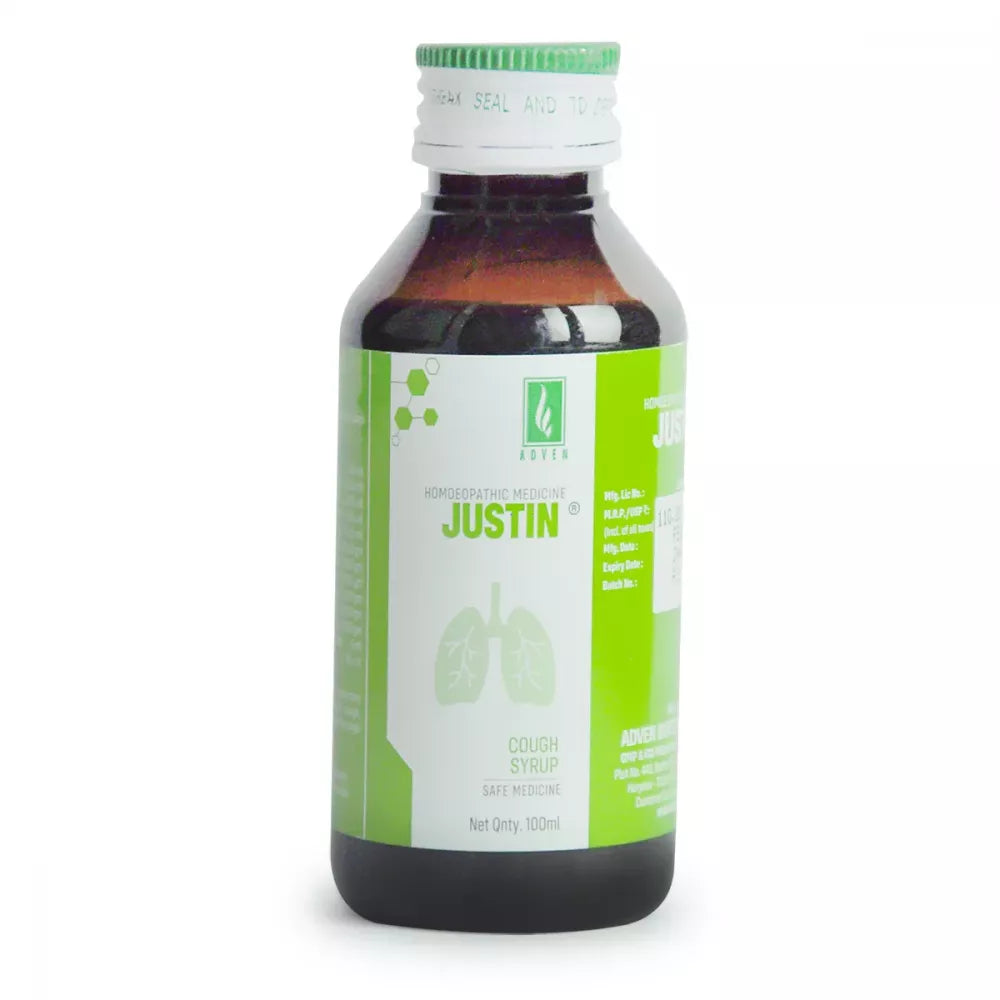Adven Justin Cough Syrup Ideal Cough Reliver 