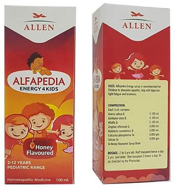 Allen Alfapedia Energy 4 Kids Syrup 100 ml