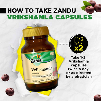 Zandu Vrikshamla Pure Herbs Capsules