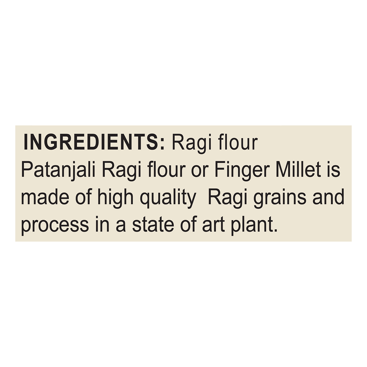 Patanjali Ragi Atta