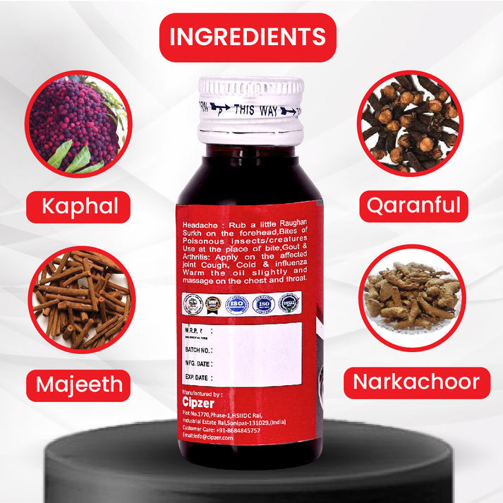 Raughan-E-Surkh 50 ML