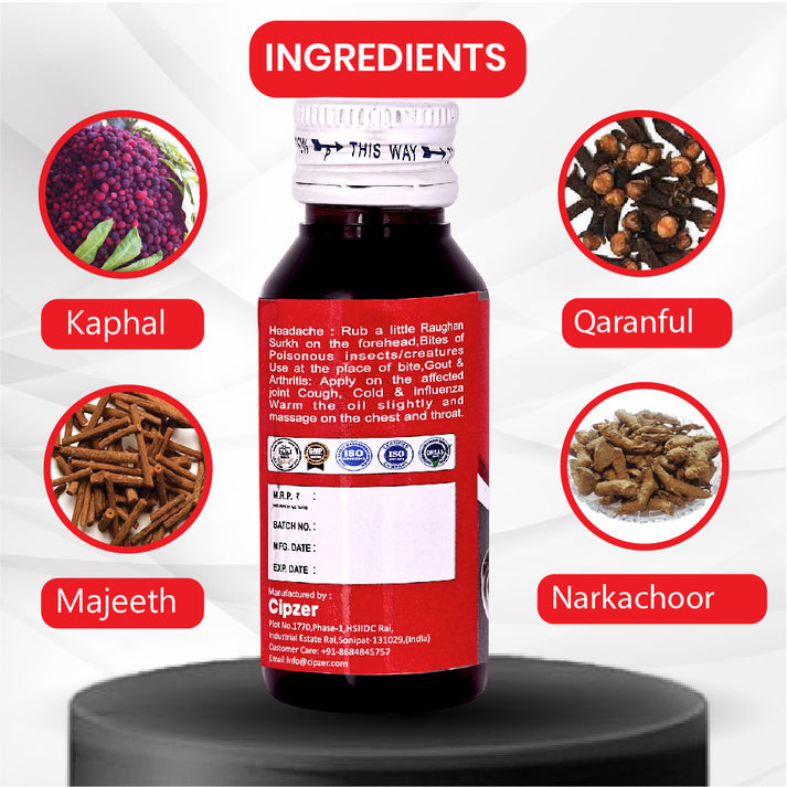 Raughan-E-Surkh 100 ML