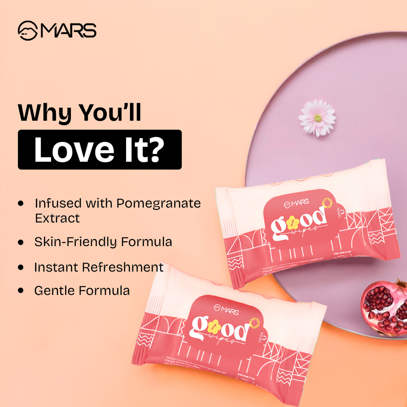 Mars Good Wipes | Mini Wet Wipes