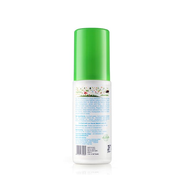 Mamaearth Natural Mosquito Repellent with Citronella and Lemongrass Oil