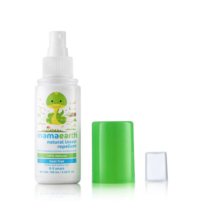 Mamaearth Natural Mosquito Repellent with Citronella and Lemongrass Oil