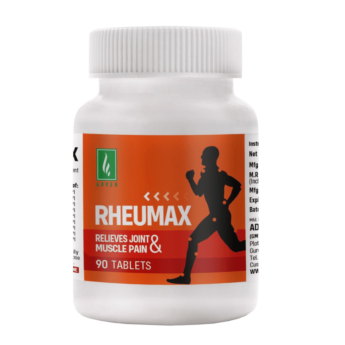 Adven Rheumax Tablets Relieves Joint & Muscle Pain