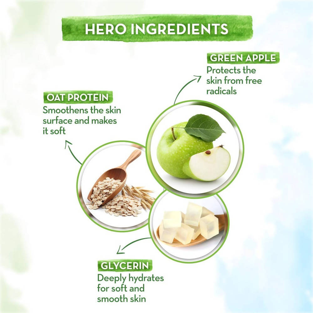 Mamaearth Agent Apple Body Wash for Kids with Apple and Oat Protein