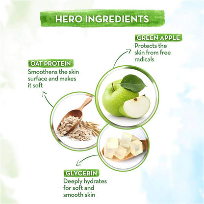 Mamaearth Agent Apple Body Wash for Kids with Apple and Oat Protein