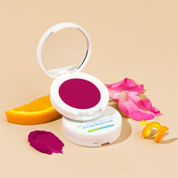 Mamaearth Nourishing Natural Lip Cheek and Eye Tint with Vitamin C and Rose