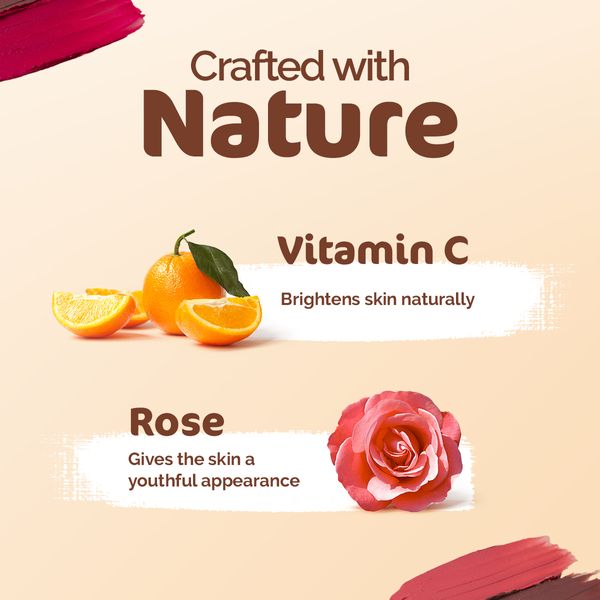 Mamaearth Nourishing Natural Lip Cheek and Eye Tint with Vitamin C and Rose