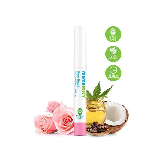 Mamaearth Rose Tinted 100% Natural Lip Balm 2g