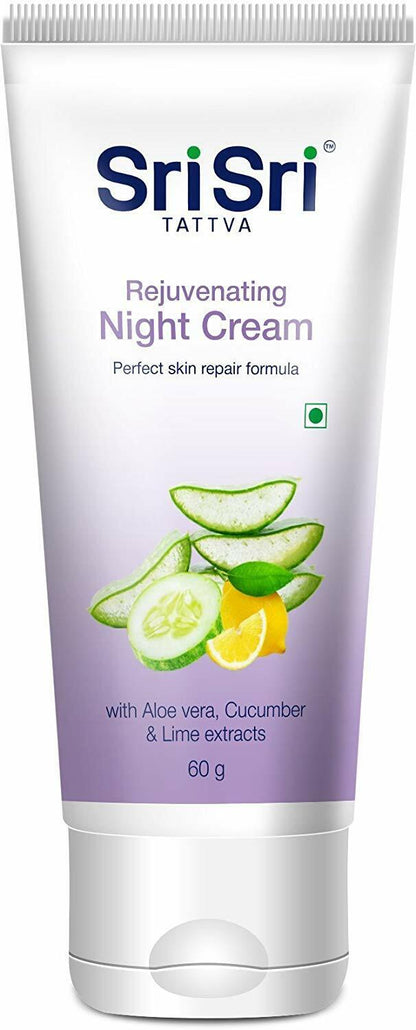 Sri Sri Tattva Rejuvenating Night Cream 60g - PUSHMYCART