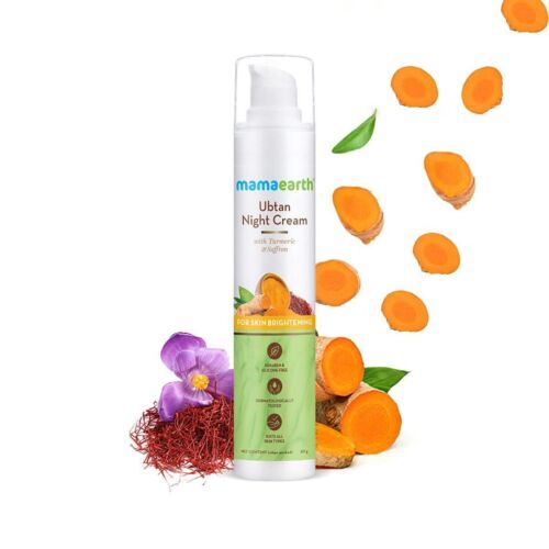 Mamaearth Ubtan Night Cream with Turmeric And Saffron 50g
