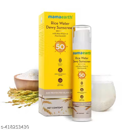 Mamaearth-Rice-water-dewy-sunscreen