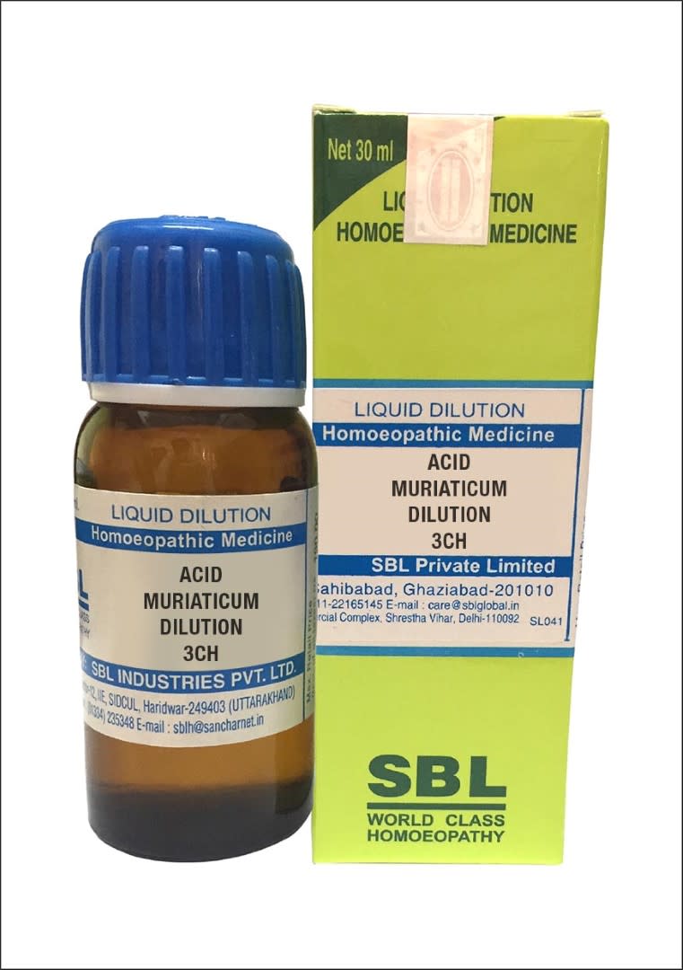 SBL Acidum Muriaticum Dilution 3 CH