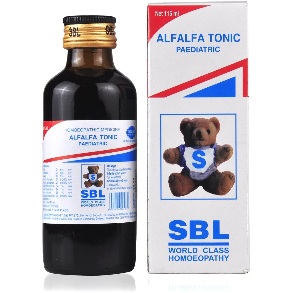 SBL Alfalfa Tonic Paediatric 115ml - PUSHMYCART