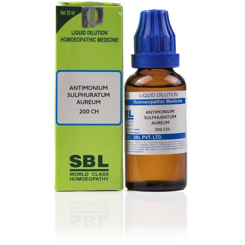 SBL Antimonium Sulphuratum Aureum Dilution 200 CH
