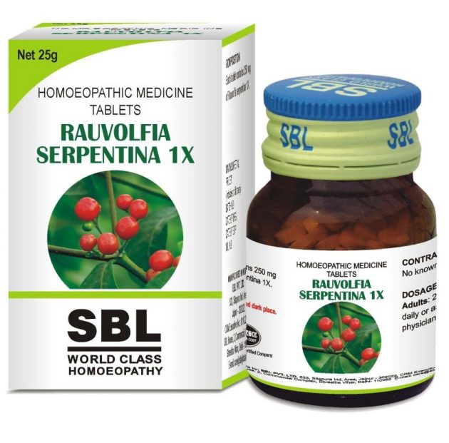 SBL Rauvolfia Serpentina Tablet 1X