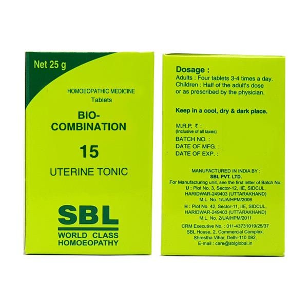 SBL Bio-Combination 15 Tablet - PUSHMYCART
